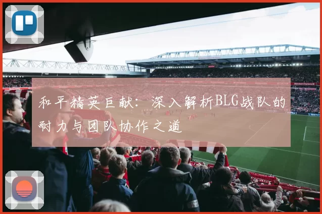 和平精英巨献：深入解析BLG战队的耐力与团队协作之道
